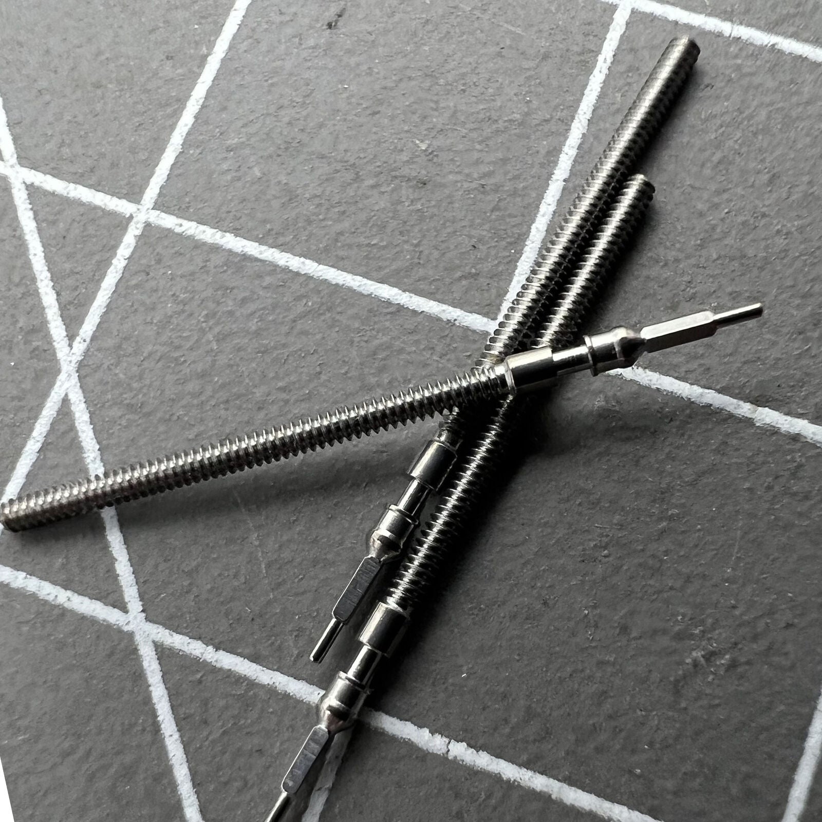 3 PIECES Watch Winding Stems Fit for Miyota 2115 2105 2015 2315 2305 Movement