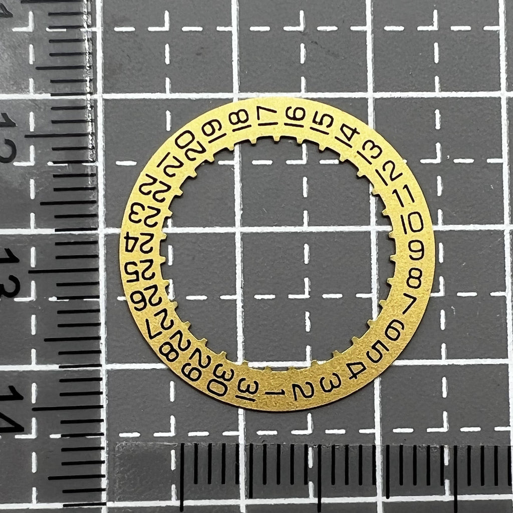 2 PIECES Golden Date Disk Date Wheel Disk Generic for ETA 2824 Movement