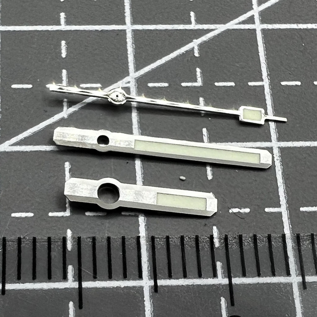 Silver Trim C3 Super Lume Watch Hands Set for 62MAS SKX007 SPR777 NH35 NH36