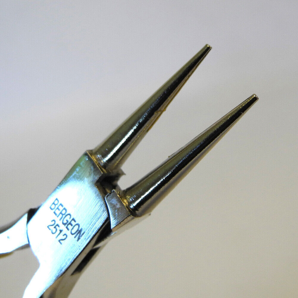 Bergeon 2512 Pliers Round Nose Smooth Jaw