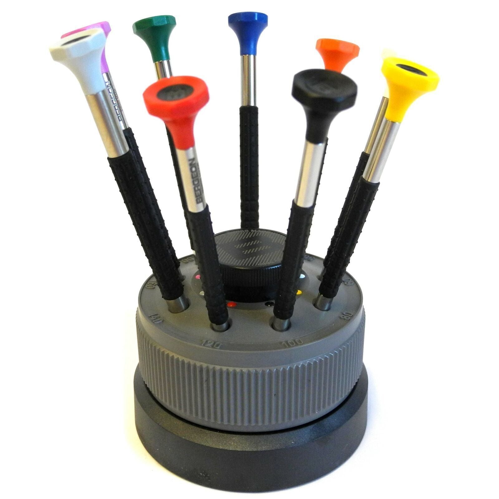 Bergeon 6899-S09 Stainless Steel Ergonomic 9 Piece Screwdriver Set