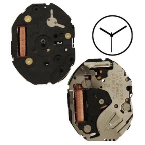 Hattori Epson TMI VS17 VS17A Watch Quartz Movement Solar Power Japan Made