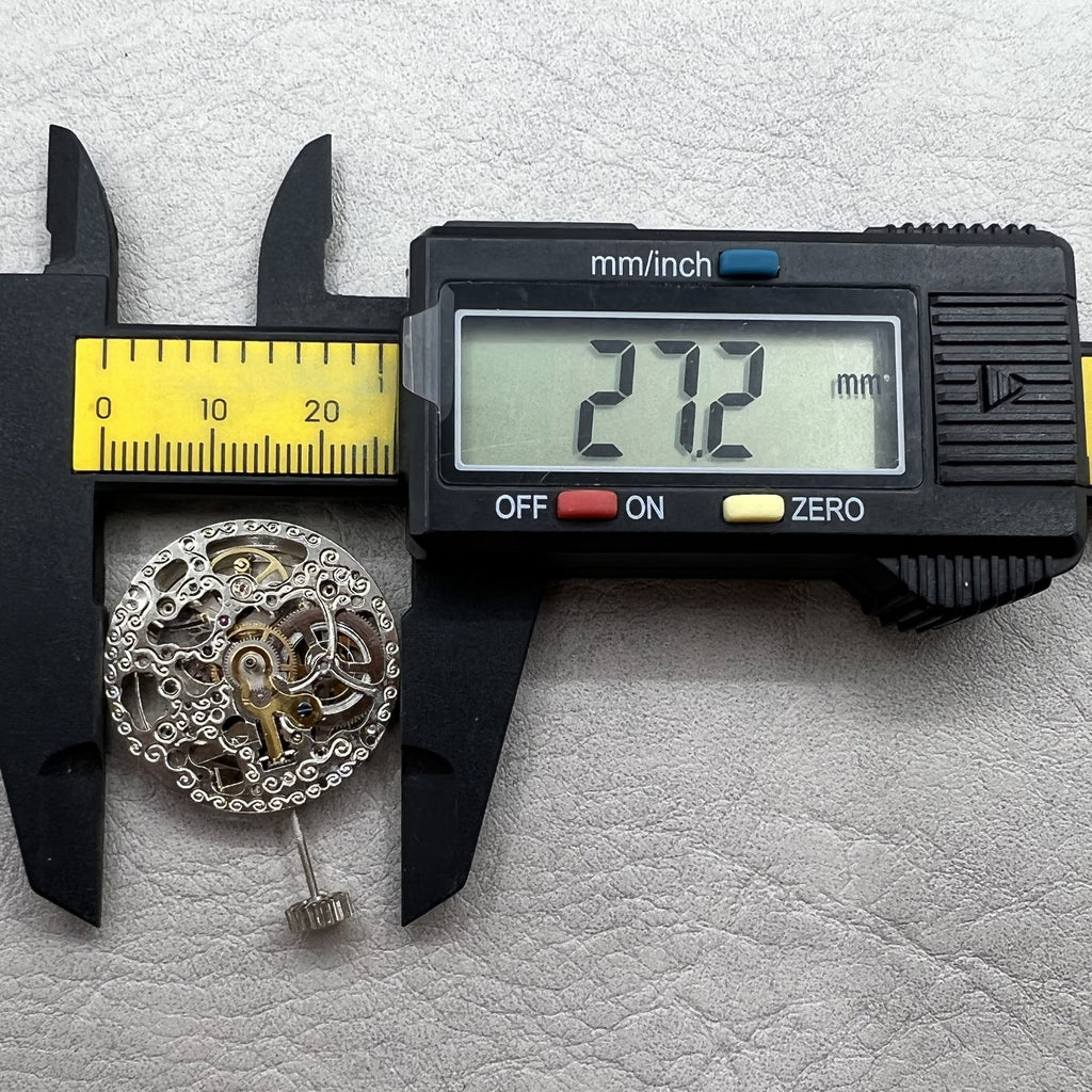 Hangzhou 2189 Hollow Automatic Mechanical Movement Silver Rotor 3 Hands