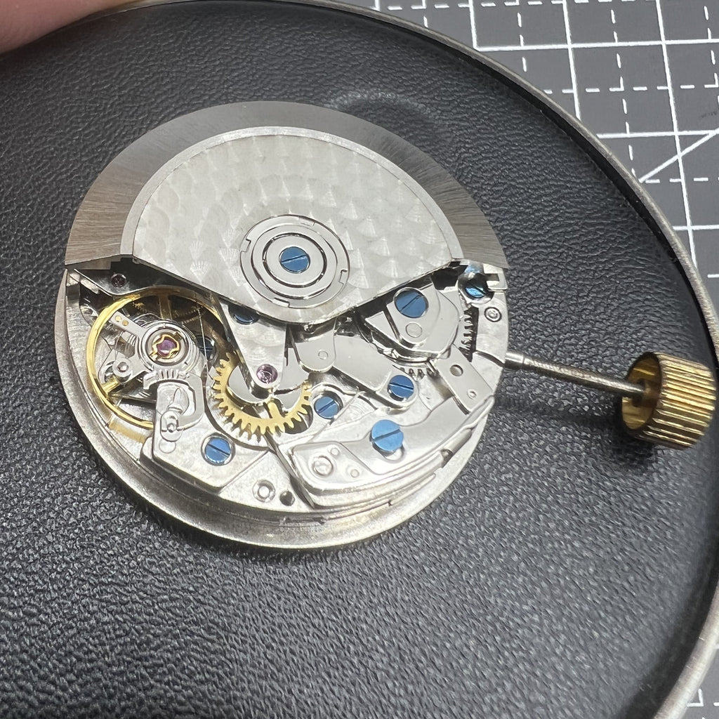 Black Dandong 7753 7750 Automatic Mechanical Movement Small Second@9