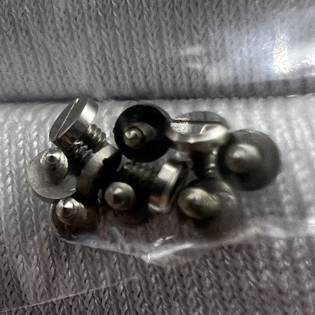 7120 Movement Watch Part - 10pcs Generic Watch Dial Feet Screws
