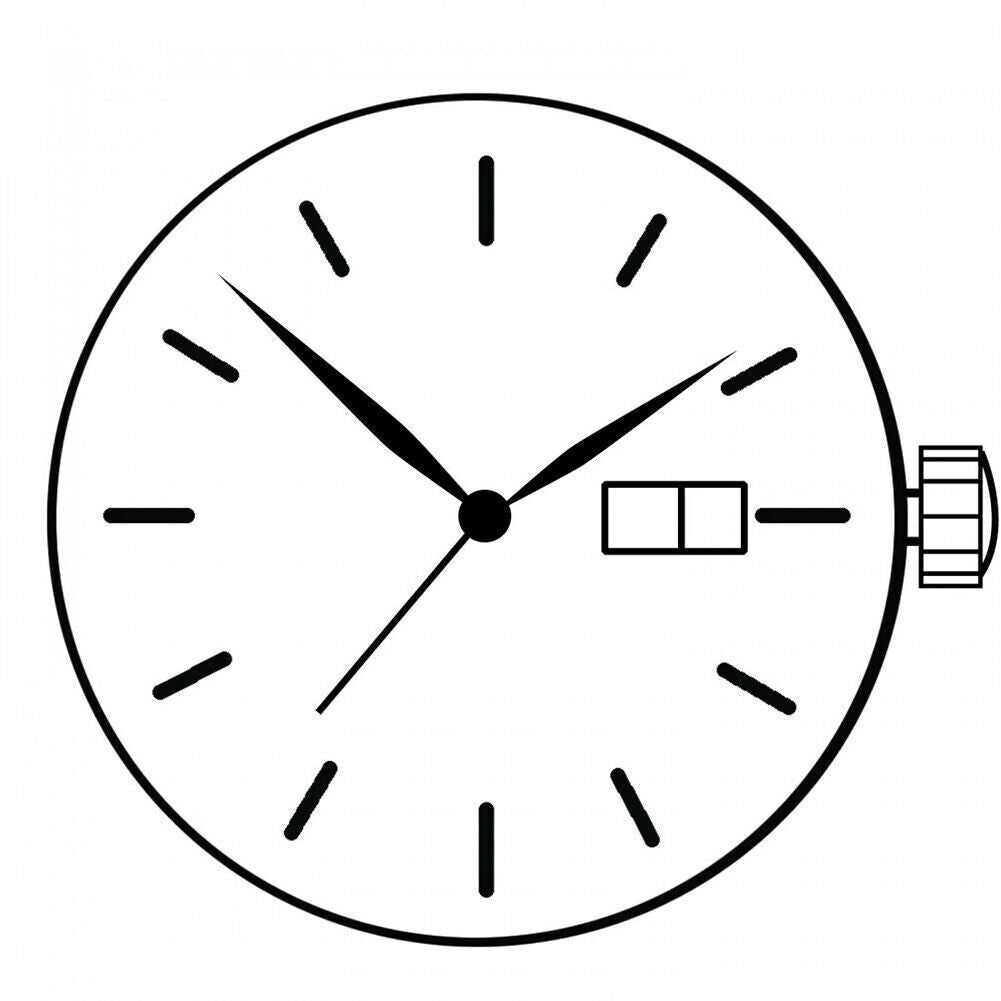 ETA 805.122 Watch Quartz Movement  3 Hands, Day/Date 3