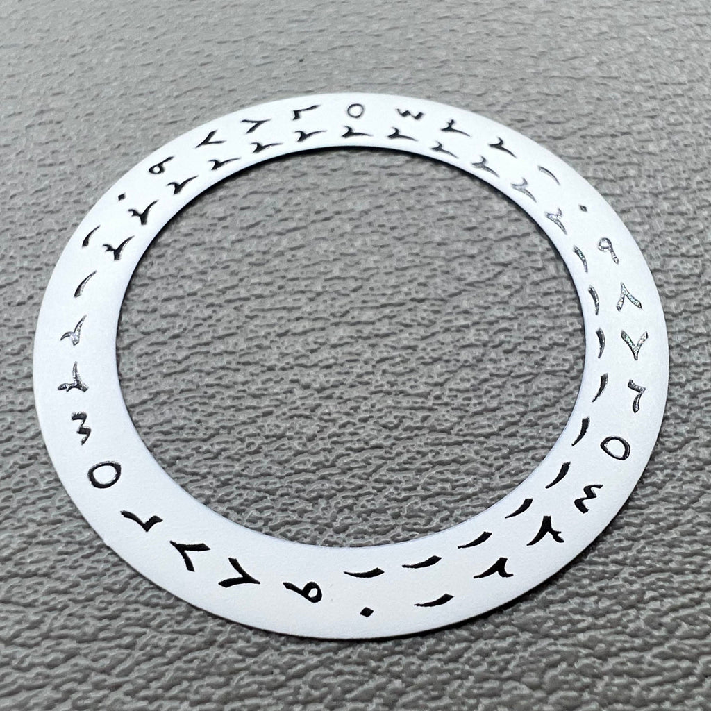 Black Arabic Font Date Disk Wheel Date Wheel for NH35 NH36 Date@3 Movement