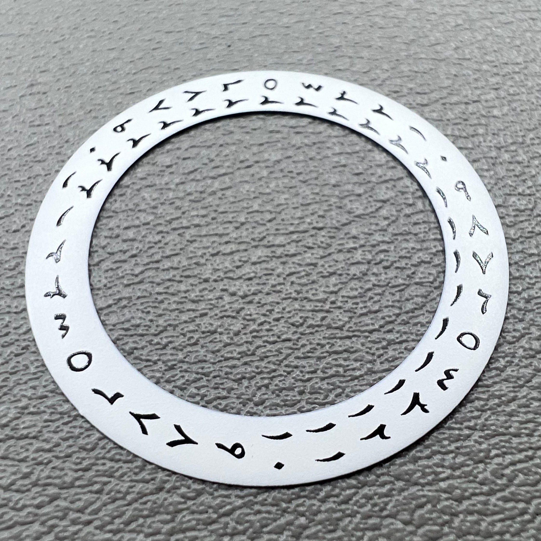 Black Arabic Font Date Disk Wheel Date Wheel for NH35 NH36 Date@3 Movement