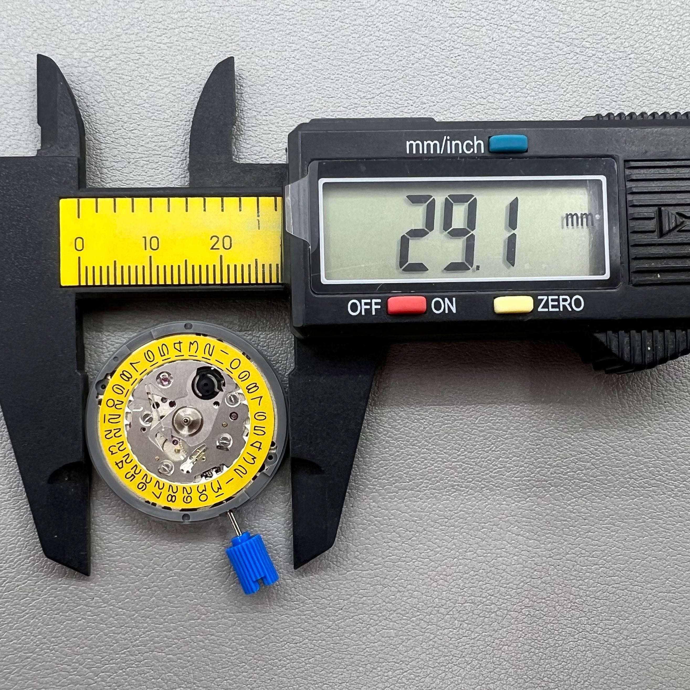 Japan Seiko NH35 Automatic Mechanical Movement High Accuracy Dark Yellow Disk