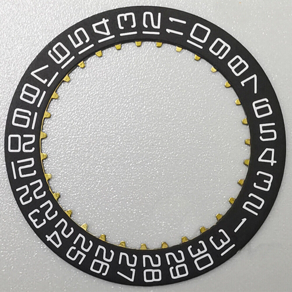 Swiss Black Date Disk Wheel Date Wheel for ETA2824 Date At 3 Square Font