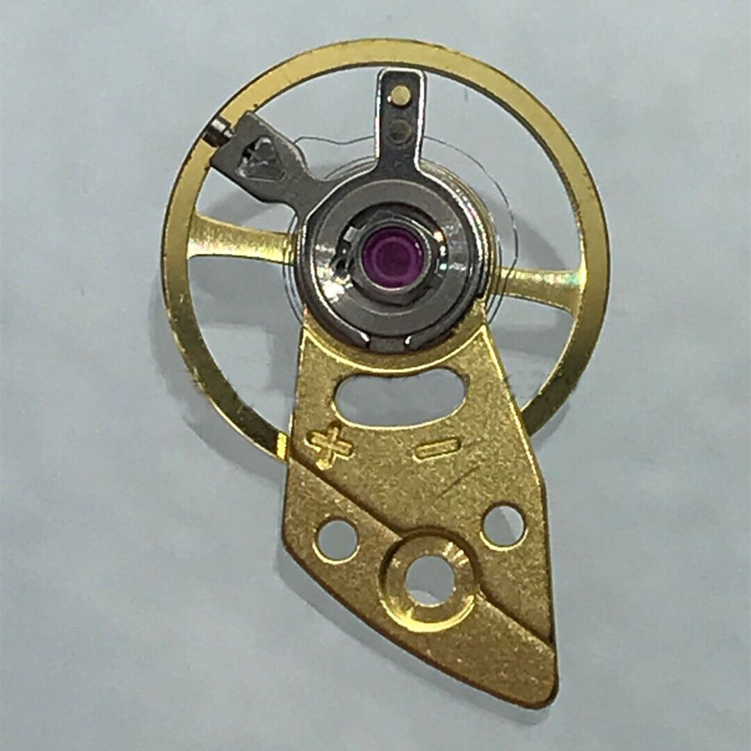 Japan Made Golden Complete Balance Wheel with Splint for Miyota 8N24 Movement