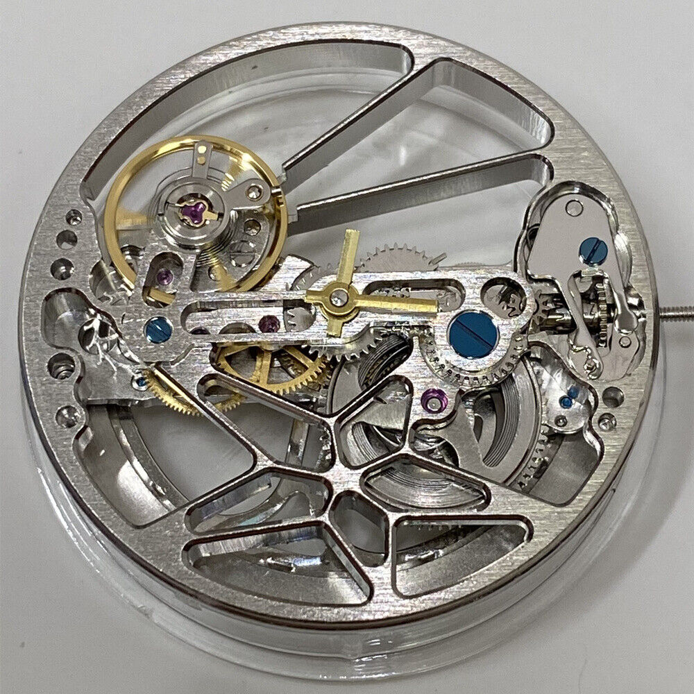 China Made Carved Bare Balance Hollow Automatic Mechanical Movement