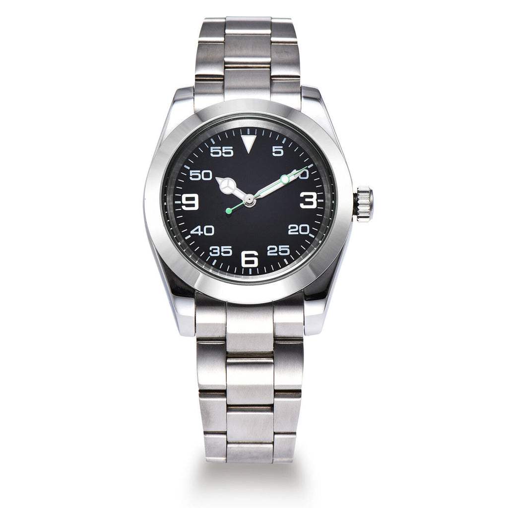 316L 40mm Men Wristwatch Sapphire Glass Waterproof Diving Mechanical Watch 3/6/9