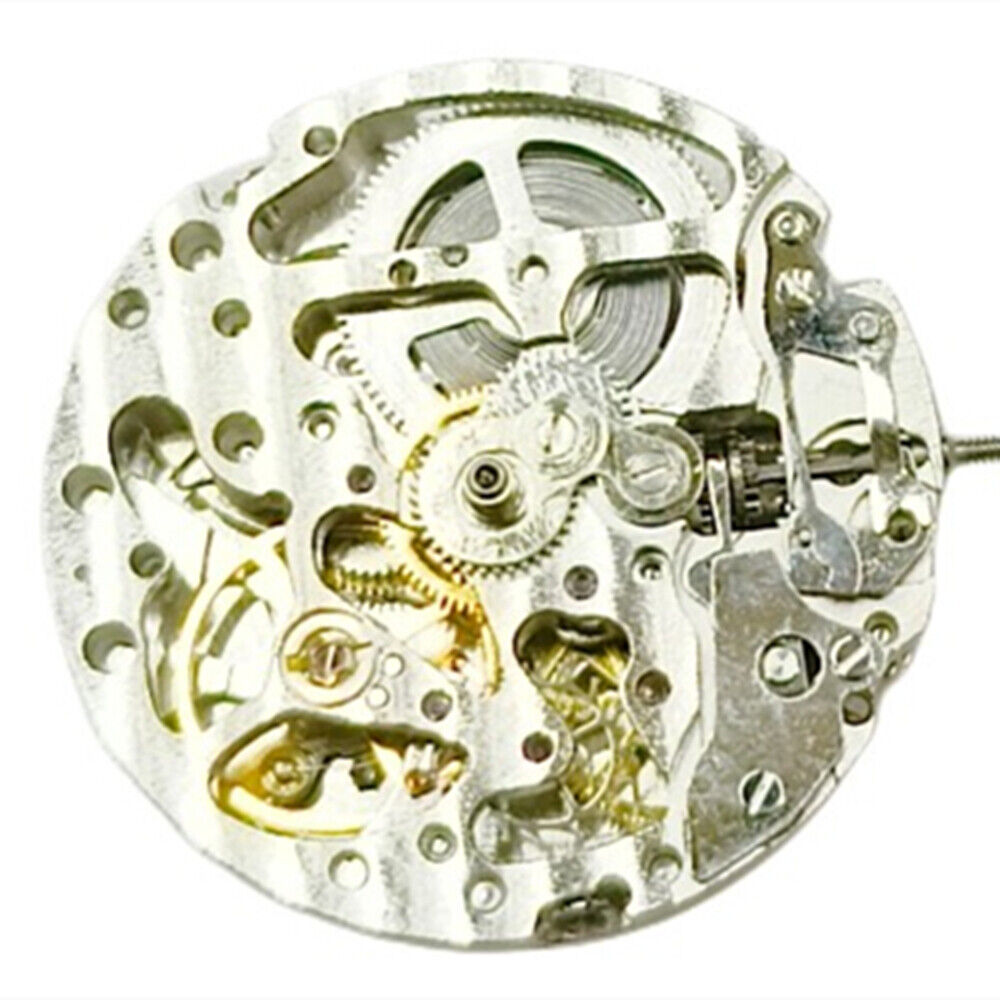 New China Made Mingzhu 2813 8205 Silver Hollow Automatic Mechanical Movement