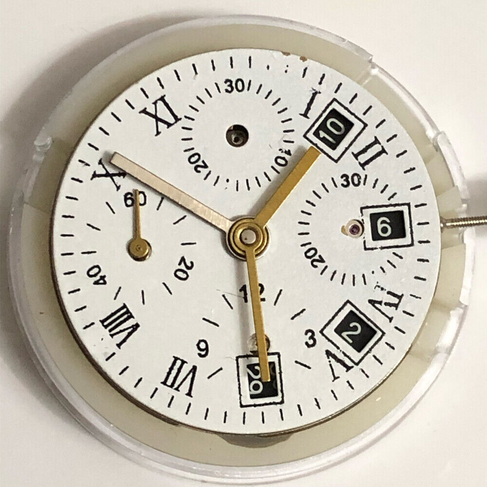 China Made 7750 GMT 3 Hands Small Second@9 Automatic Mechanical Movement