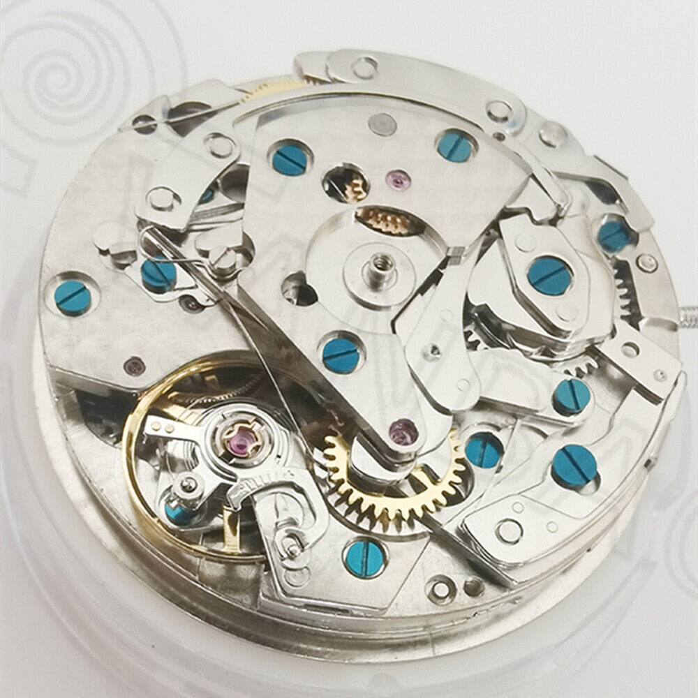 China Made 7750 Mechanical Movement Small Second@3@6@9 Single Calendar At 3