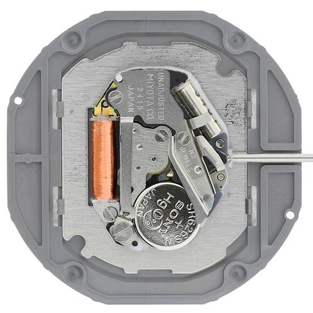 Miyota 2415 Japan Quartz Movement Date At 6 Single Calendar Watch Repair Part