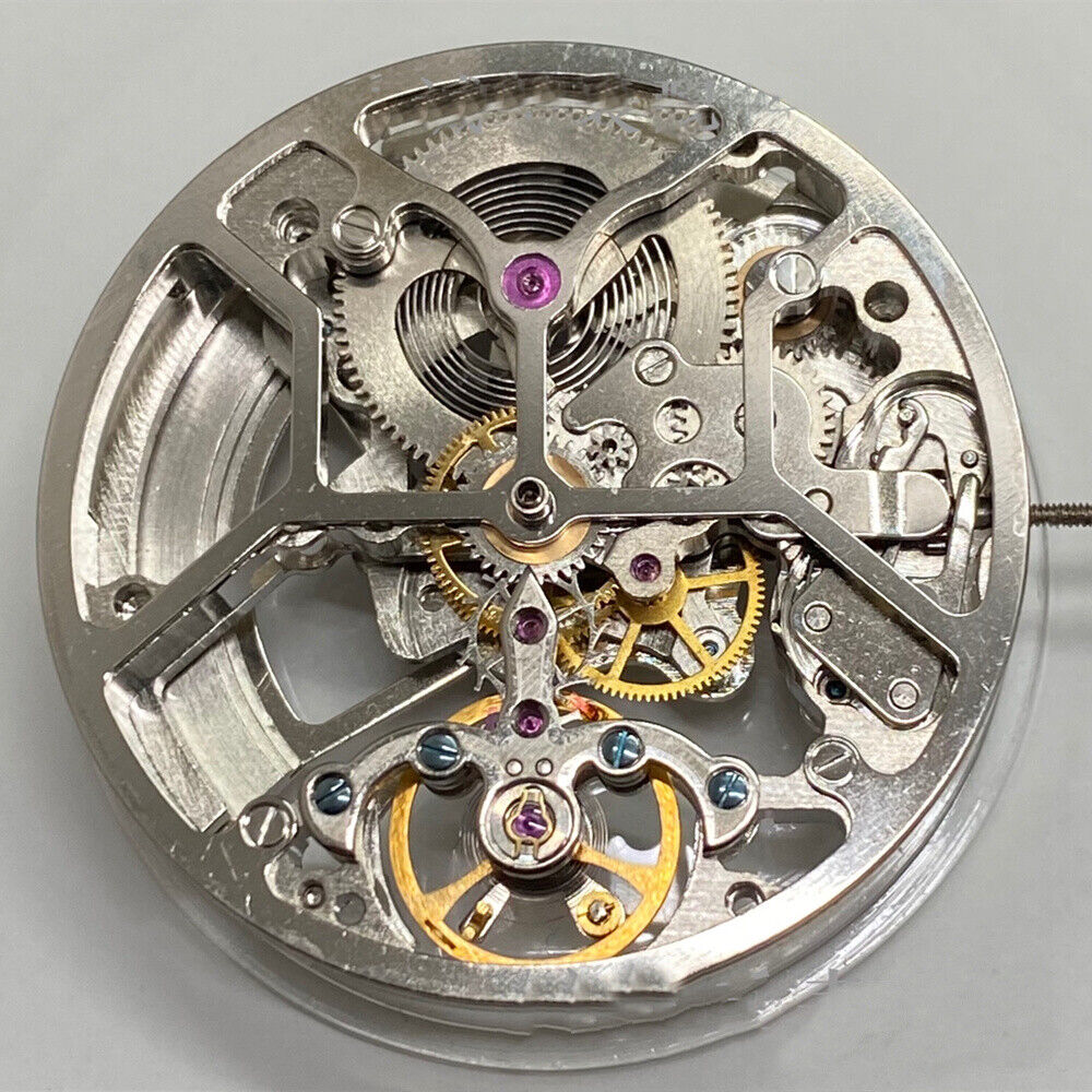 China Made Hollow 3 Hands Balance Wheel @6 Automatic Mechanical Movement