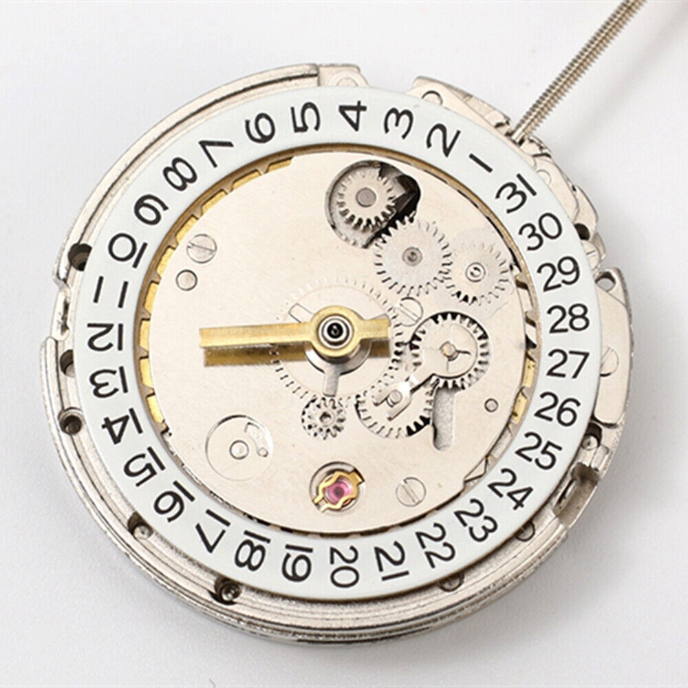 China Made Dandong Silver Double Time Zone Automatic Mechanical Movement Date@3