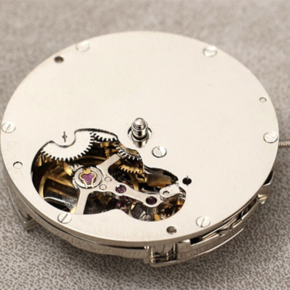 Asian DANDONG Silver DL8207 Bare Balance Wheel Automatic Mechanical Movement