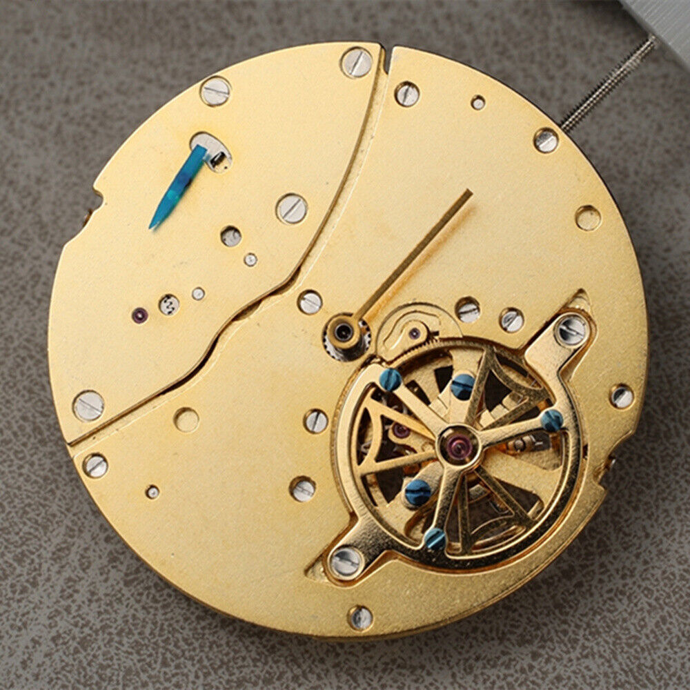 Shanghai Golden Bare Balance Wheel Power Pointed Automatic Mechanical Movement