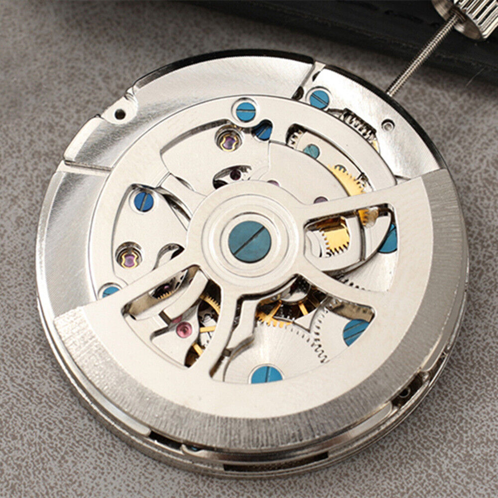 Asian Double Balance Wheel Big Date@12 Automatic Mechanical Movement TL3303