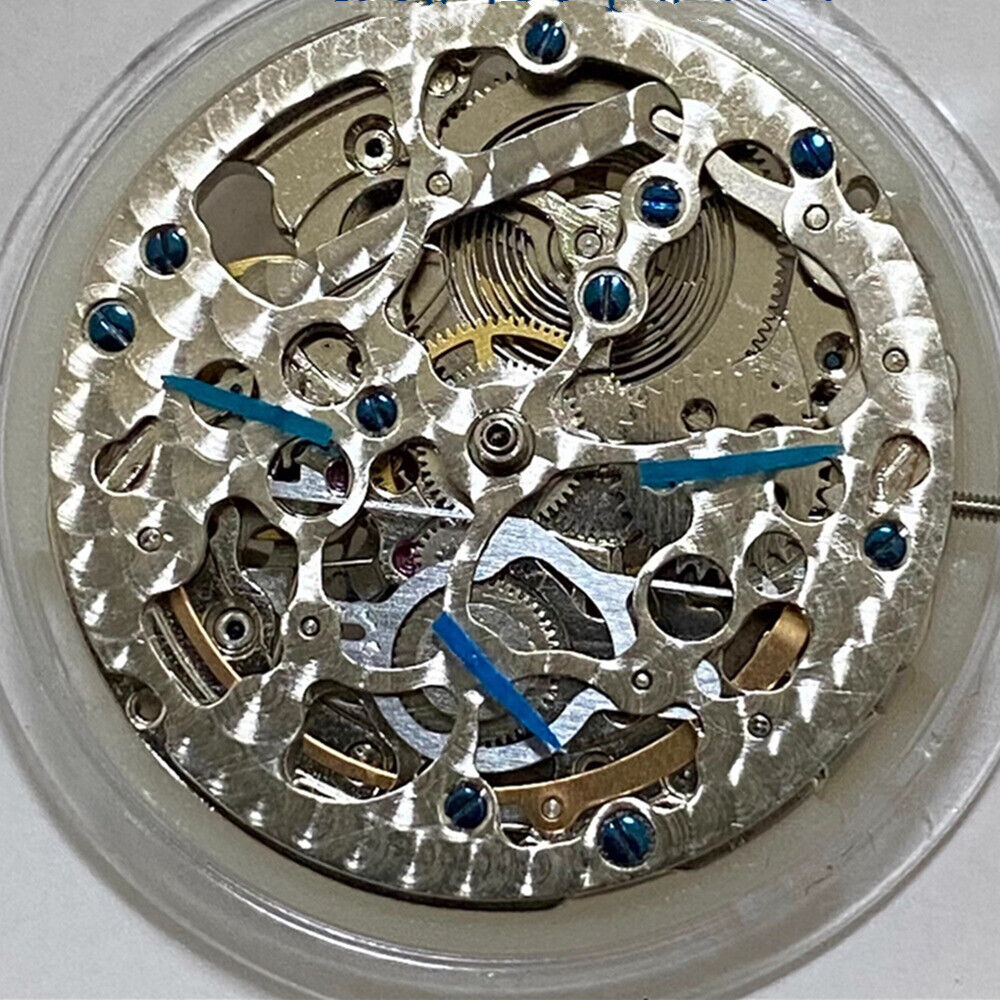 China Made Hangzhou 2189 Silver Hollow Automatic Mechanical Movement