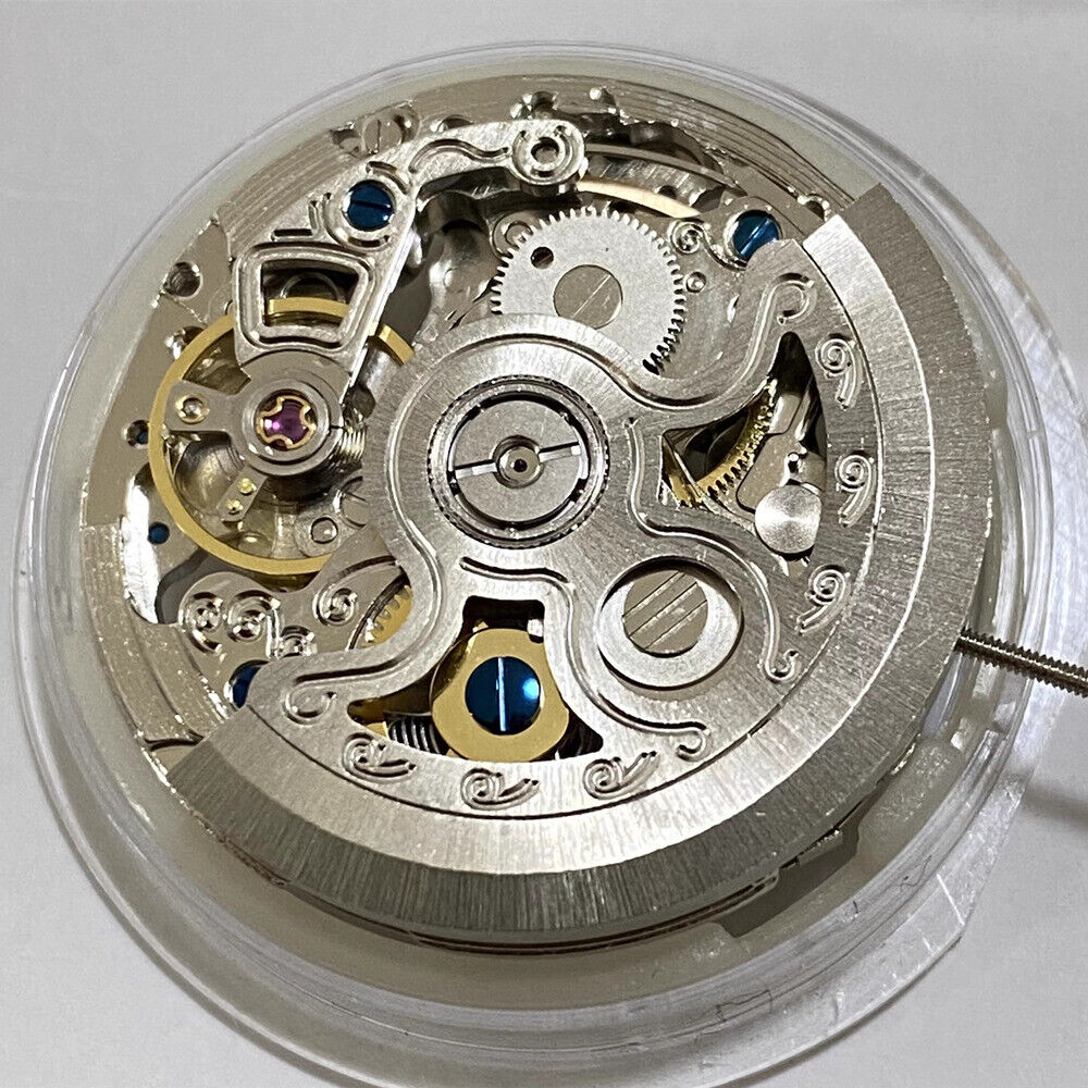 China Made Hangzhou 2189 Silver Hollow Automatic Mechanical Movement