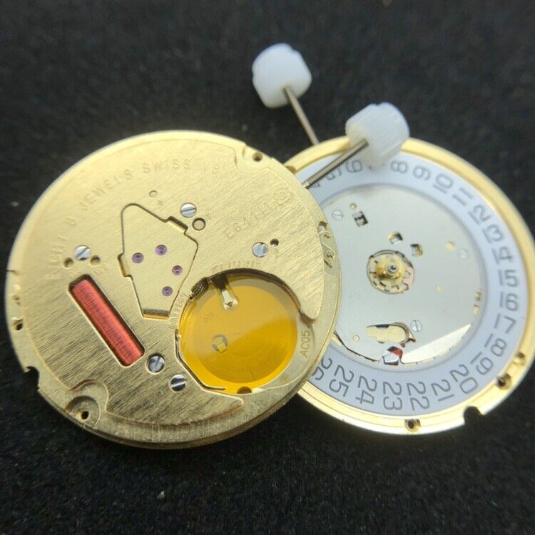 ETA E64.111 Watch Quartz Date@3 3 HANDS Swiss Movement Replacement of 255.112
