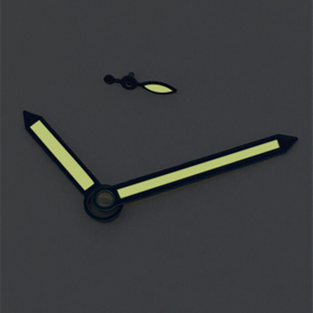 Blue Trim Arrow Shaped Yellow Lume Watch Hands for ST3600/ST3620/ETA6497/6498