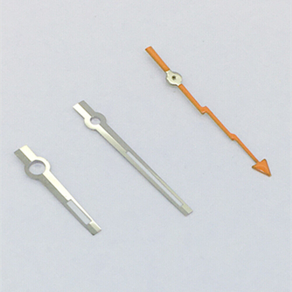 Silver Trim Orange Second Hand with Lume Watch Hands for Asian 8215/2813/8205