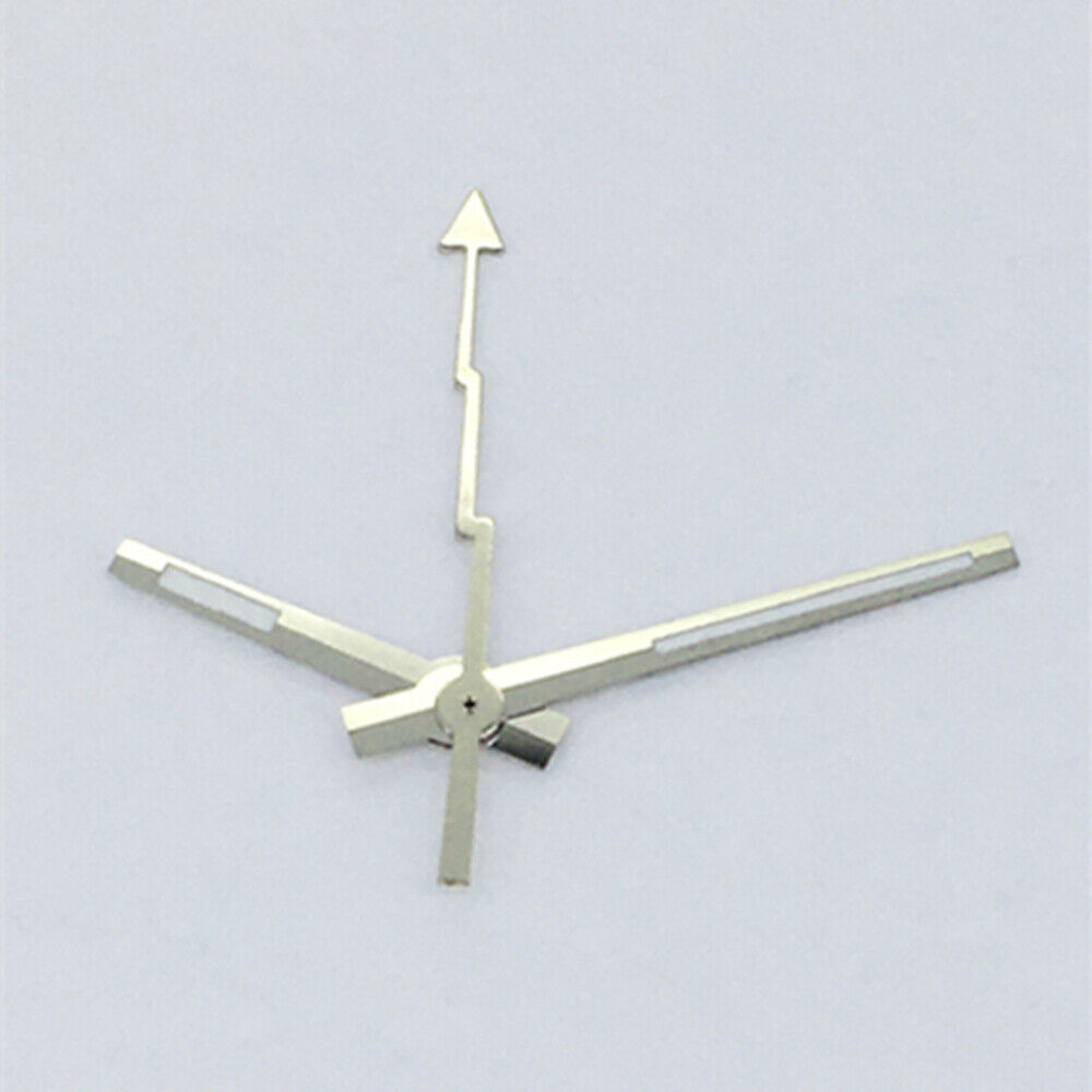 Silver Trim Silver Second Green Luminous Watch Hands for Asian 8215/2813/8205
