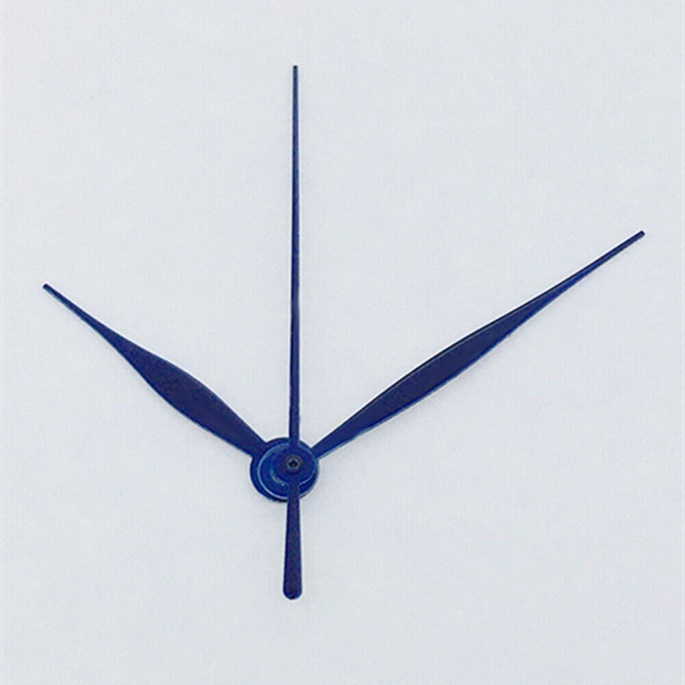 NO Lume Blue Polished 3 Hands Long Watch Hands for Asian 8215/2813/8205 Movement
