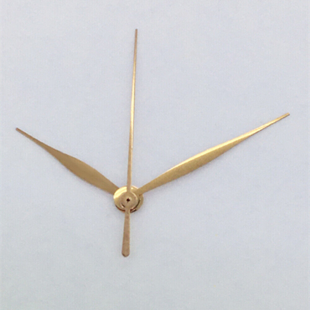 NO Lume Rose Golden Polished 3 Hands Long Watch Hands for Asian 8215/2813/8205
