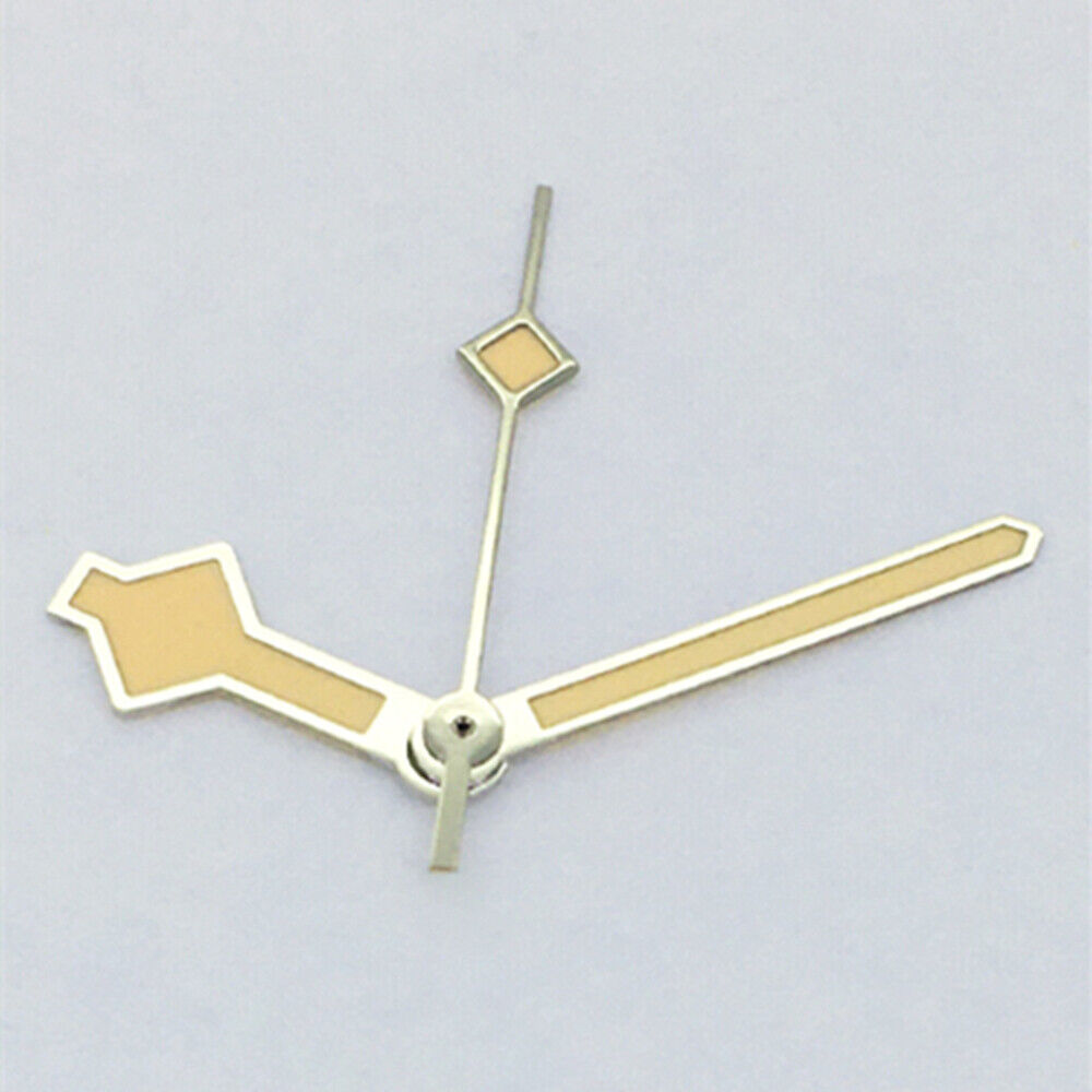 Fashion Silver Trim Yellow Lume Watch Hands for Asian 8215/2813/8205 Movement