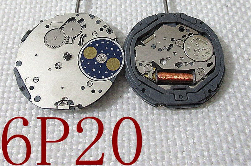Miyota 6P20 Quartz Movement Watches Repair Parts Replaces 6320