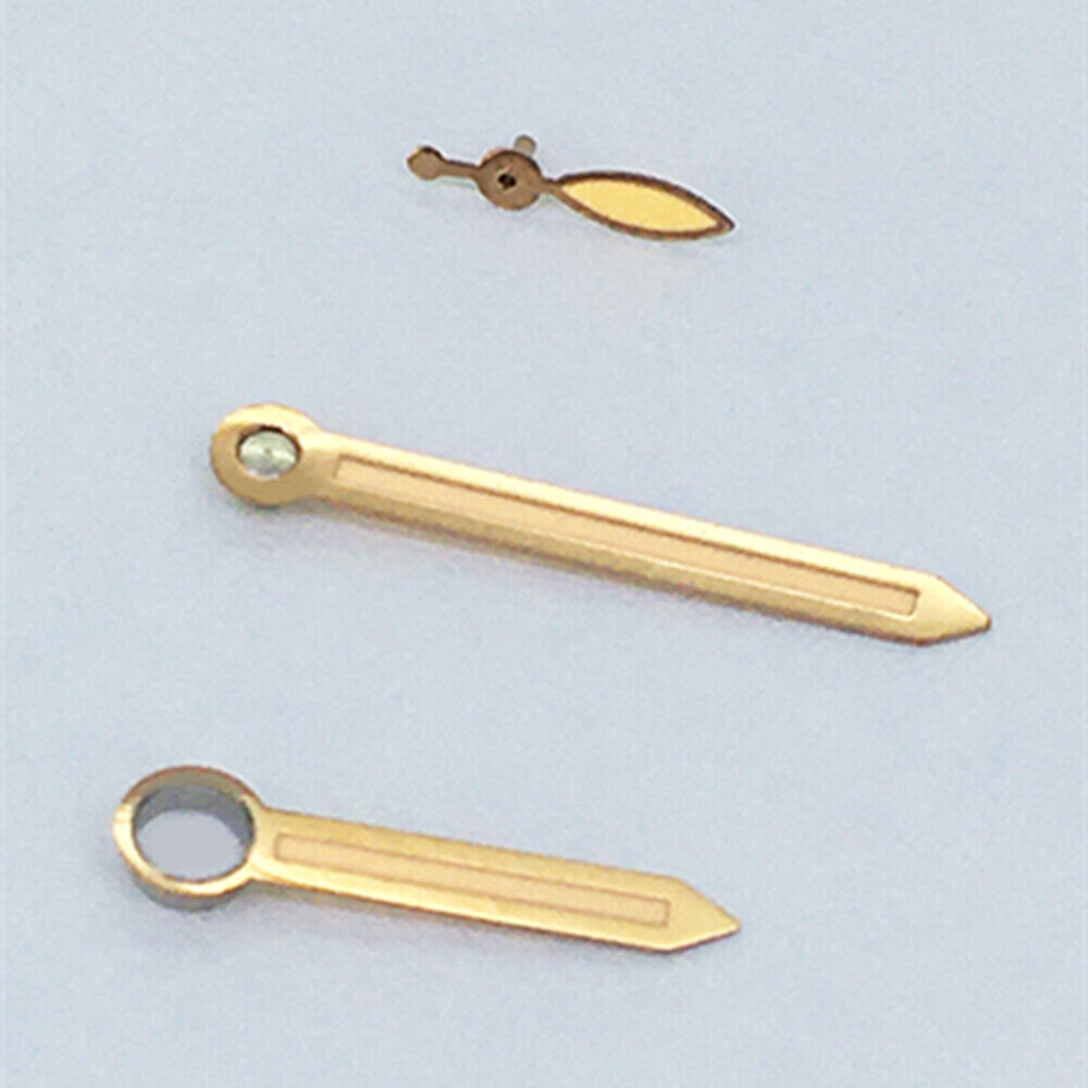 Rose Golden Trim Orange NO Lume Watch Hands for ST3600/ST3620/ETA6497/6498
