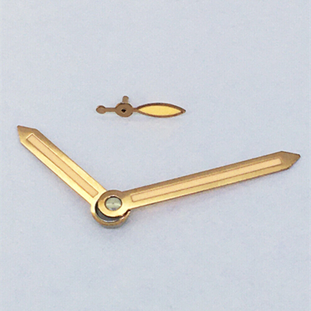 Rose Golden Trim Orange NO Lume Watch Hands for ST3600/ST3620/ETA6497/6498