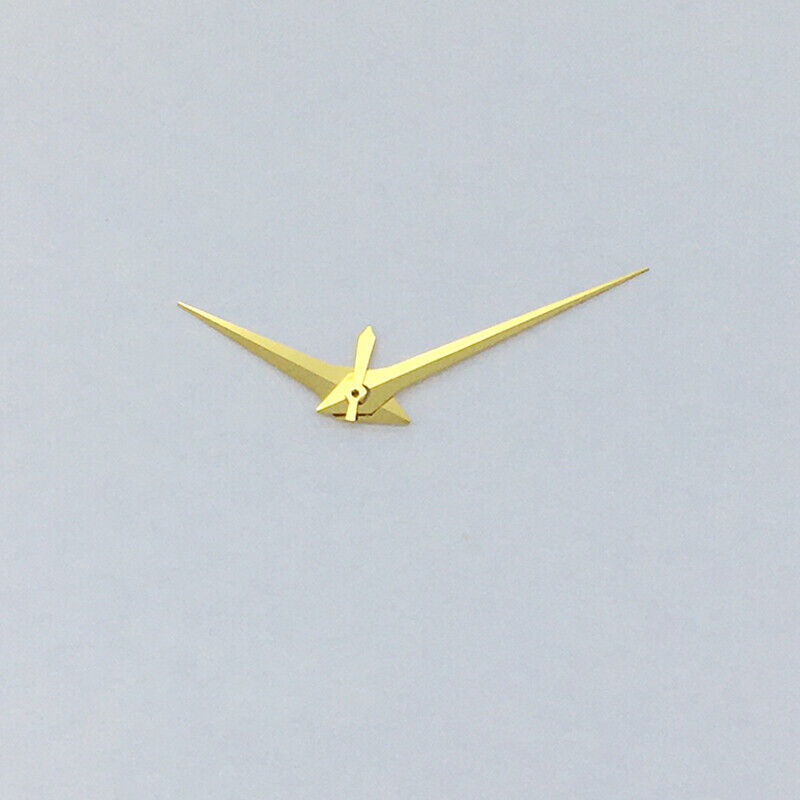Long Pointed NO Lume Golden Watch Hands for ST3600/ST3620/ETA6497/6498 Movement