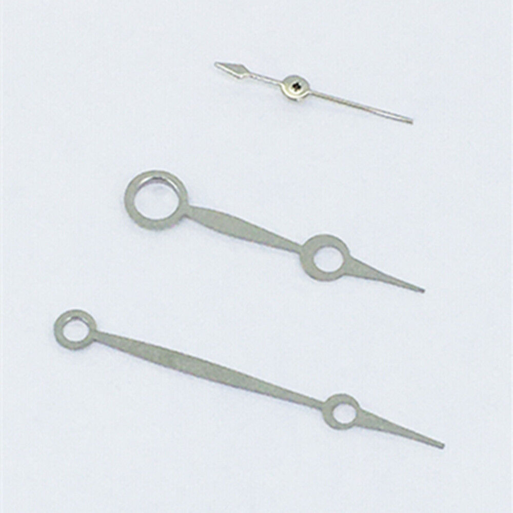 Silver Polished NO Lume Watch Hands for ST3600/ST3620/ETA6497/6498 Movement