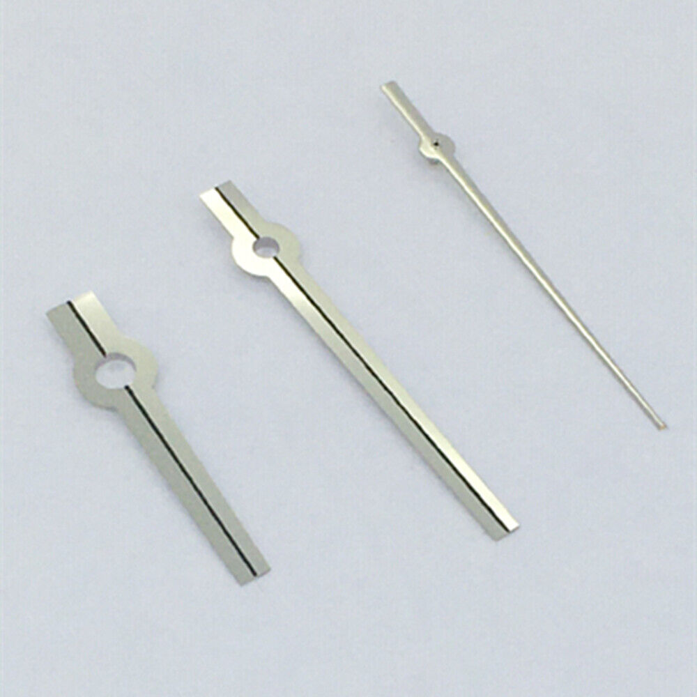 Silver Trim No Lume Black In Middle Watch Hand for Asian 8215/2813/8205 Movement