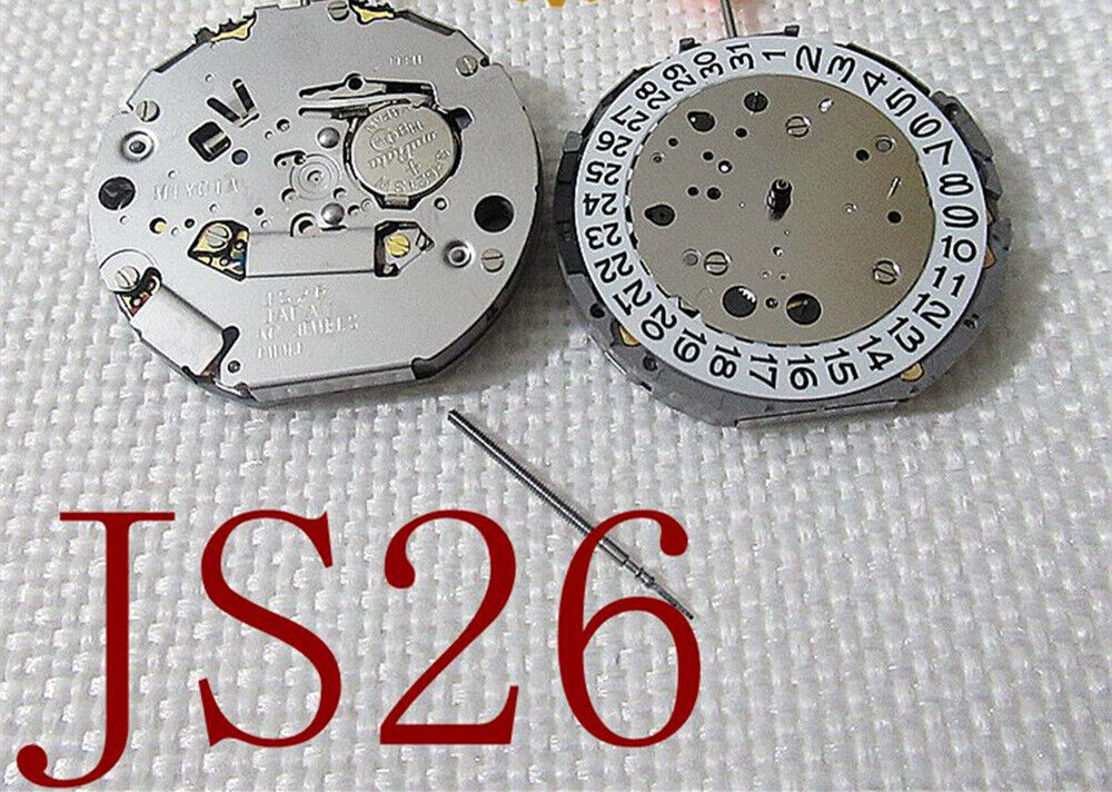Miyota JS26 Japan Quartz Movement Japan Made Small Second @3@6@9 Date At 3