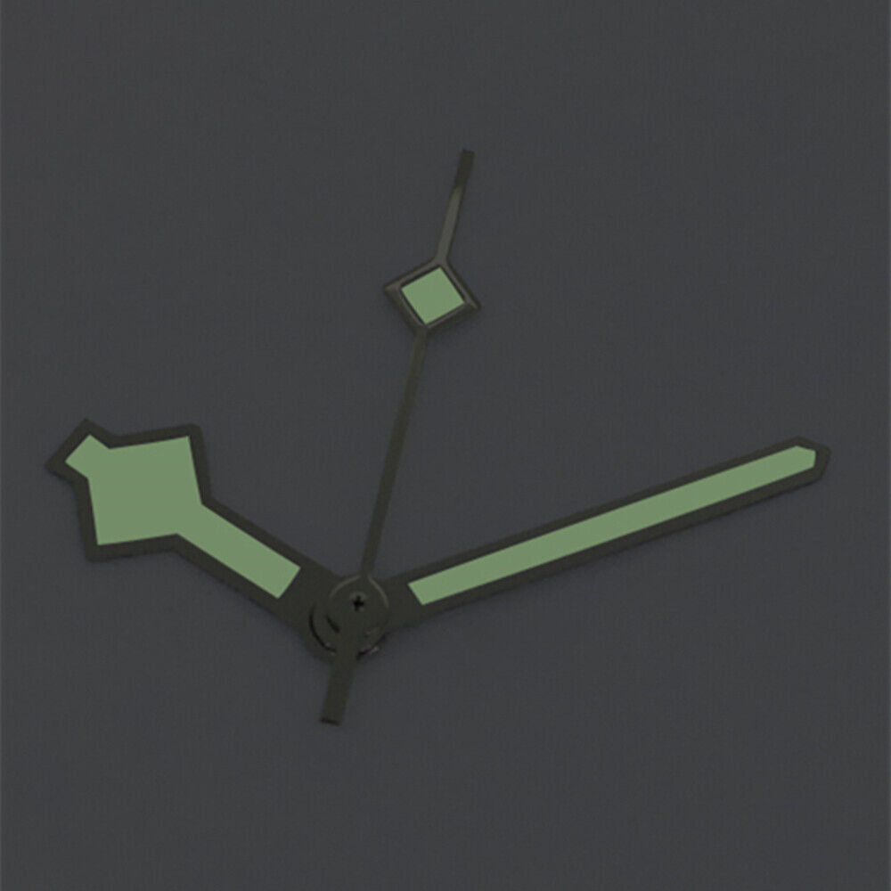 Fashion Silver Trim Green Luminous Watch Hands for Asian 8215/2813/8205 Movement