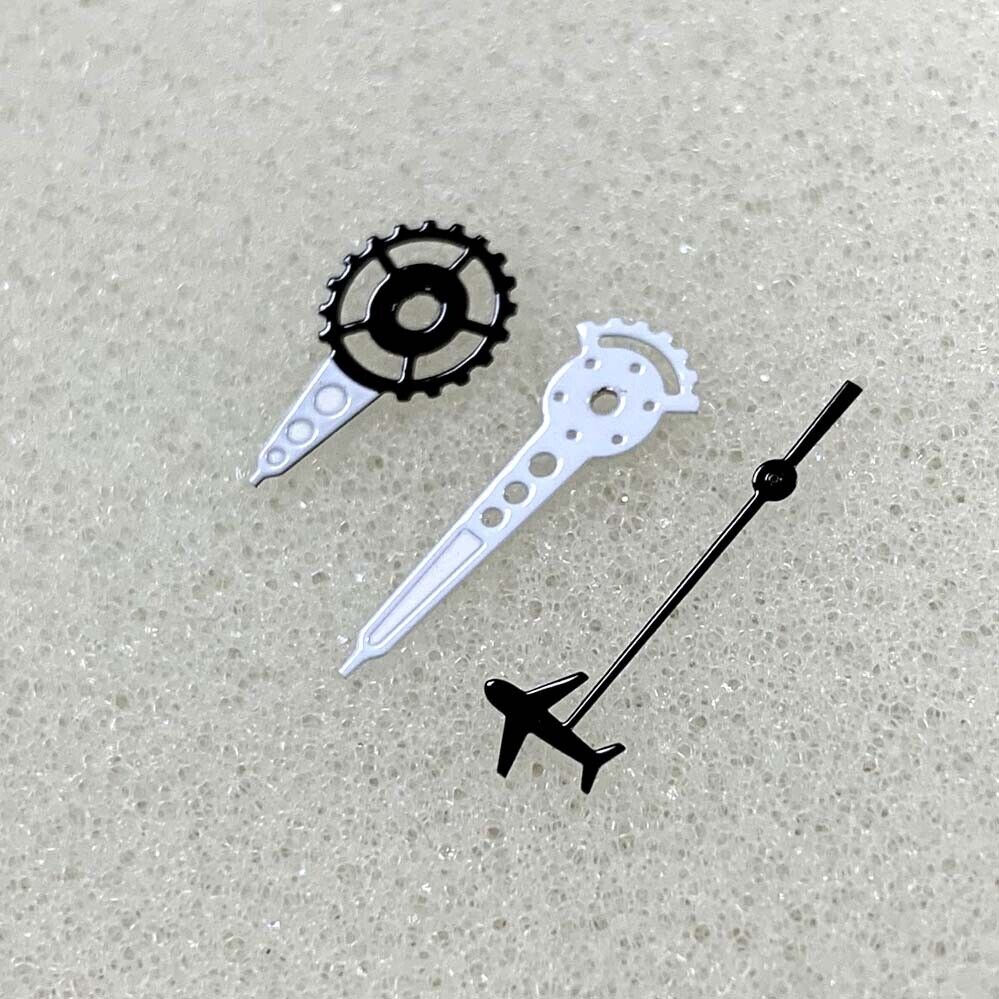 Plane Small Second Green Luminous 3 Hands Watch Hands for NH35/NH36/4R/7S