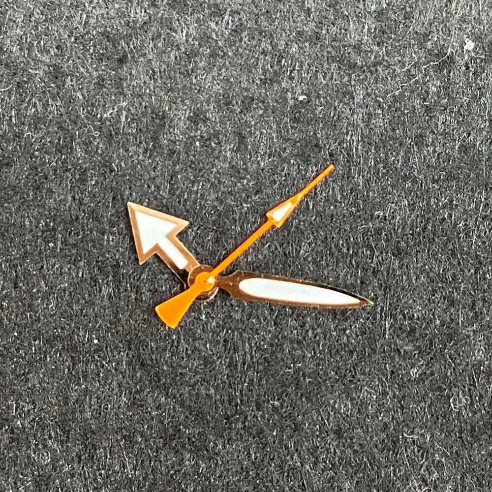 Green Luminous Golden Trim 3 Hands Watch Hands for NH35/NH36/4R36 SK007 Movement