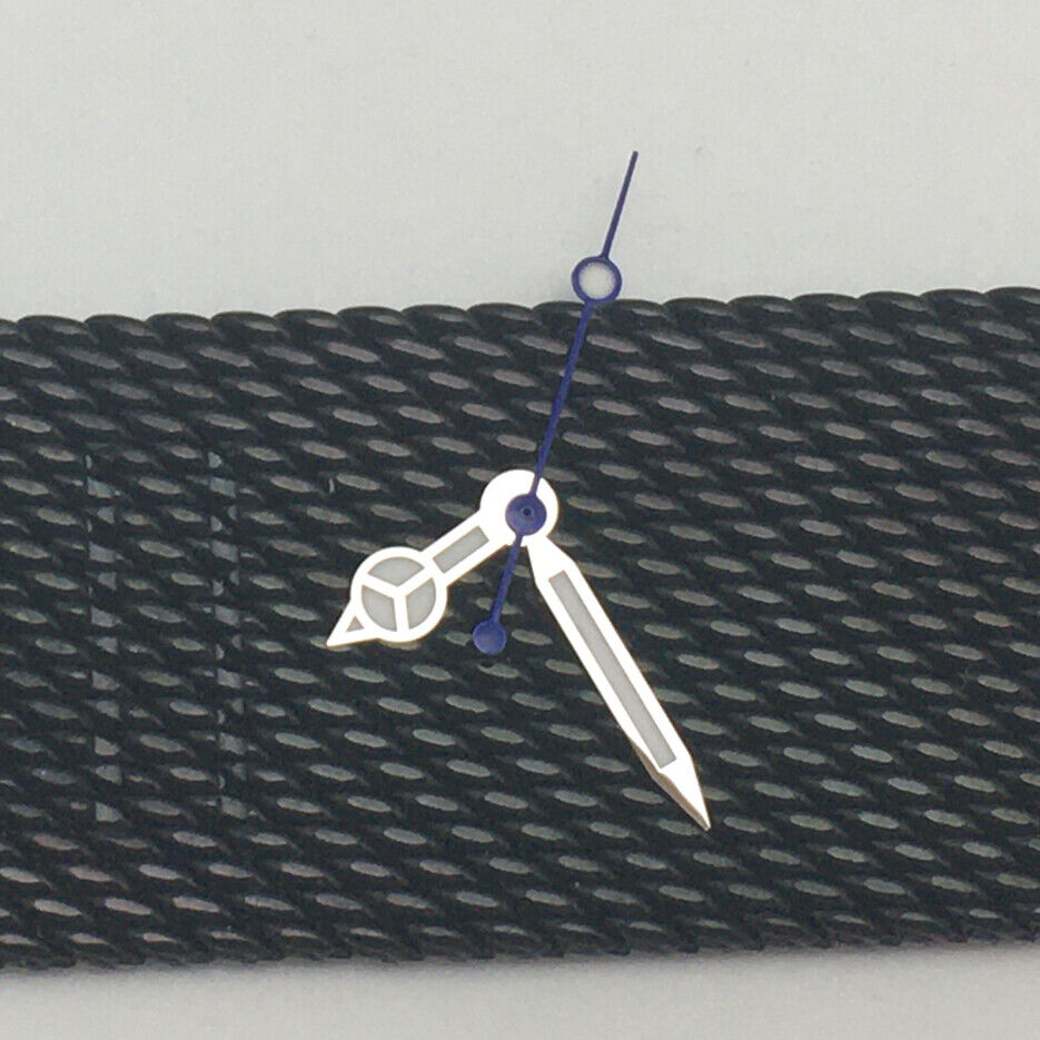 7.5*12*13.5MM Blue Second Hand Green Lume Watch Hands For NH35A/NH36A Movement