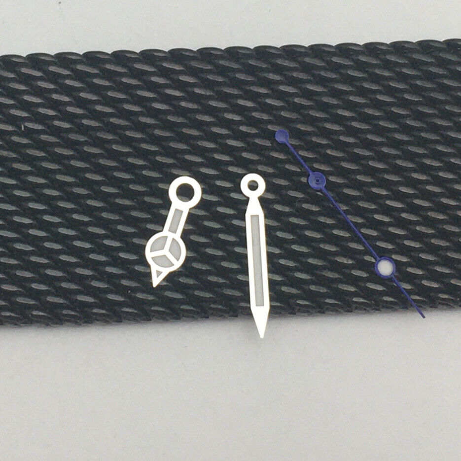 7.5*12*13.5MM Blue Second Hand Green Lume Watch Hands For NH35A/NH36A Movement