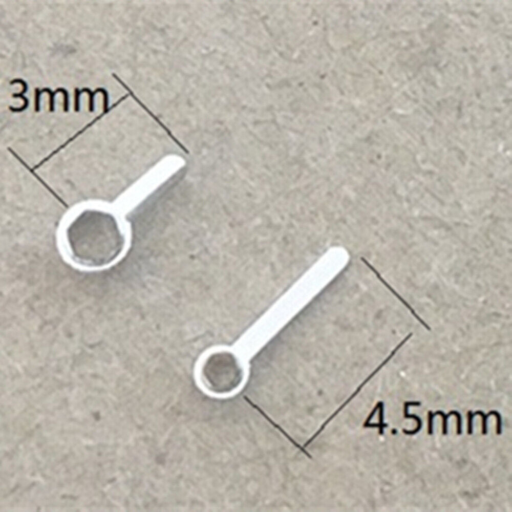 Silver 2 Hands Watch Hands for ETA 901.001 Quartz Watch Movement