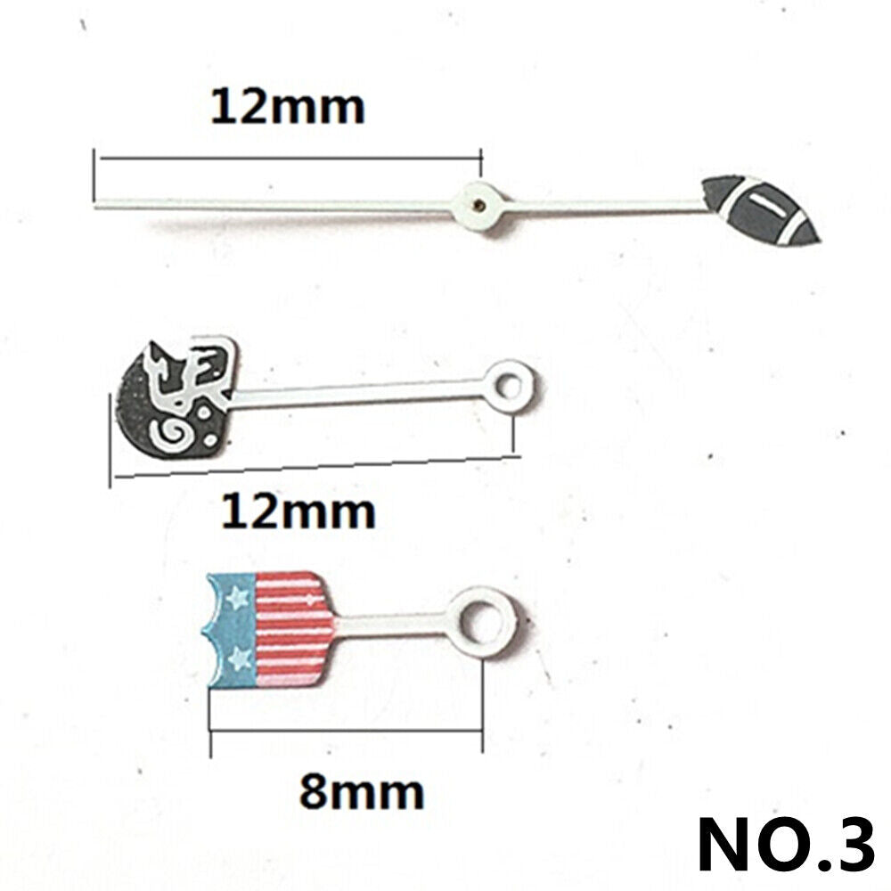 12mm Flag Style Irregular Fashion Watch Hands for Miyota 2035 Quartz Movement