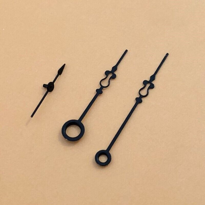 Small Black Floral Watch Hands for Seagull ST3600/ST3621/ETA6497/6498 Movement